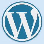 W del logotipo de WordPress